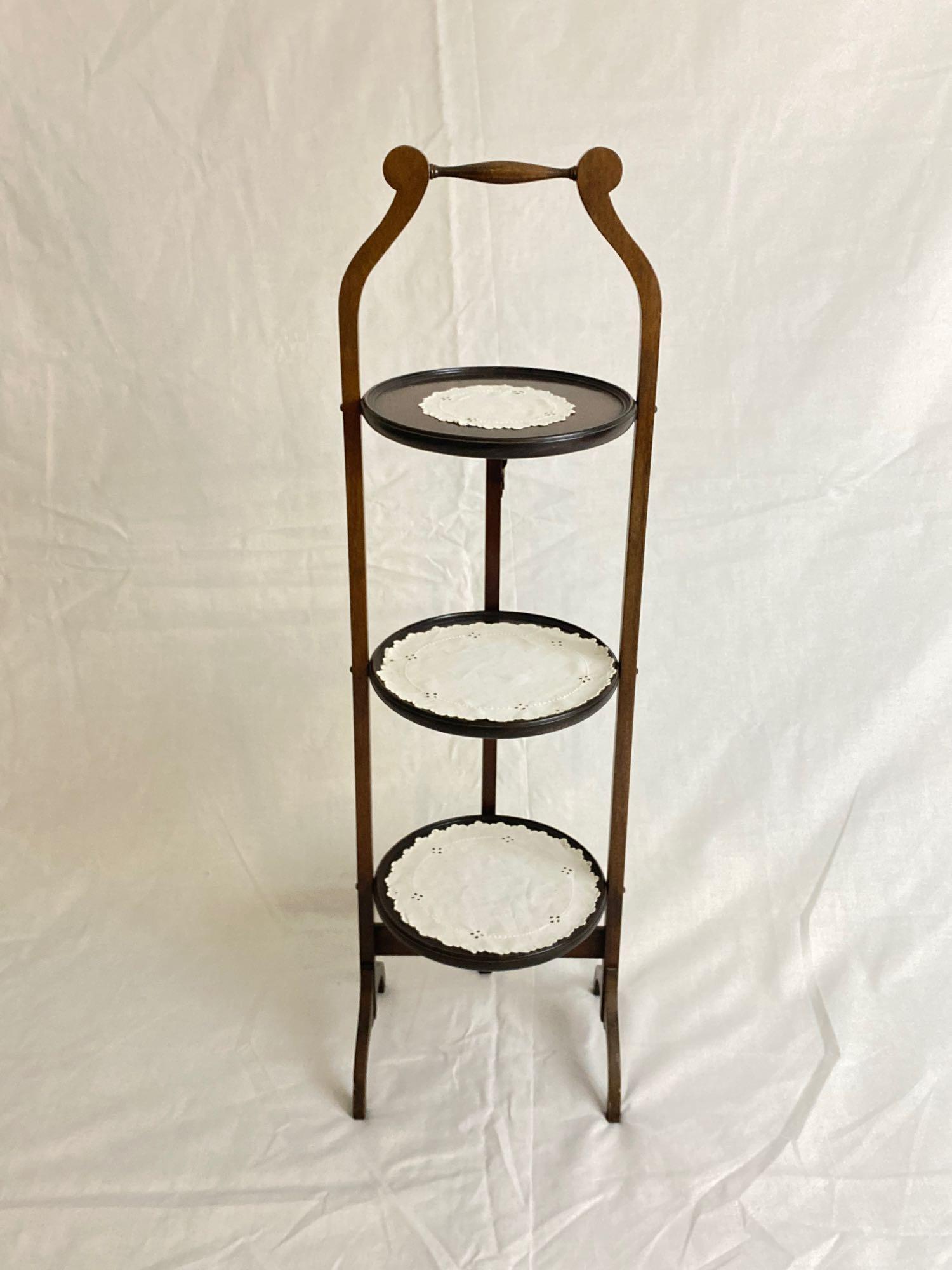 Antique Folding Muffin/Cake Stand (1 of 7)