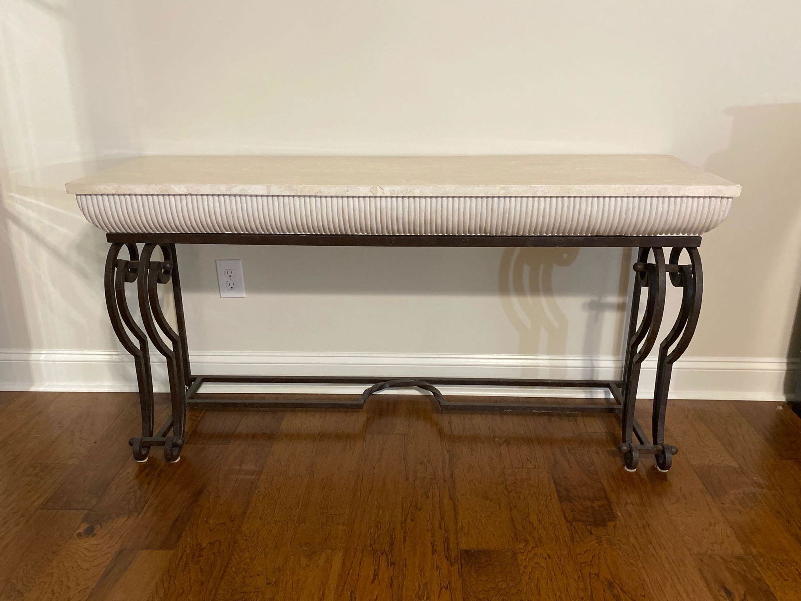 Italian Marble Top Sofa Table (1 of 6)
