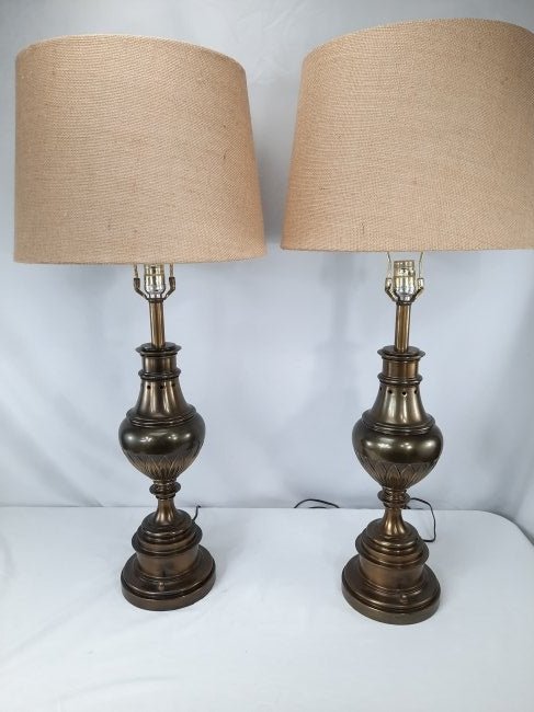 Set of 2 Bronze Steiffel Lamps (1 of 5)