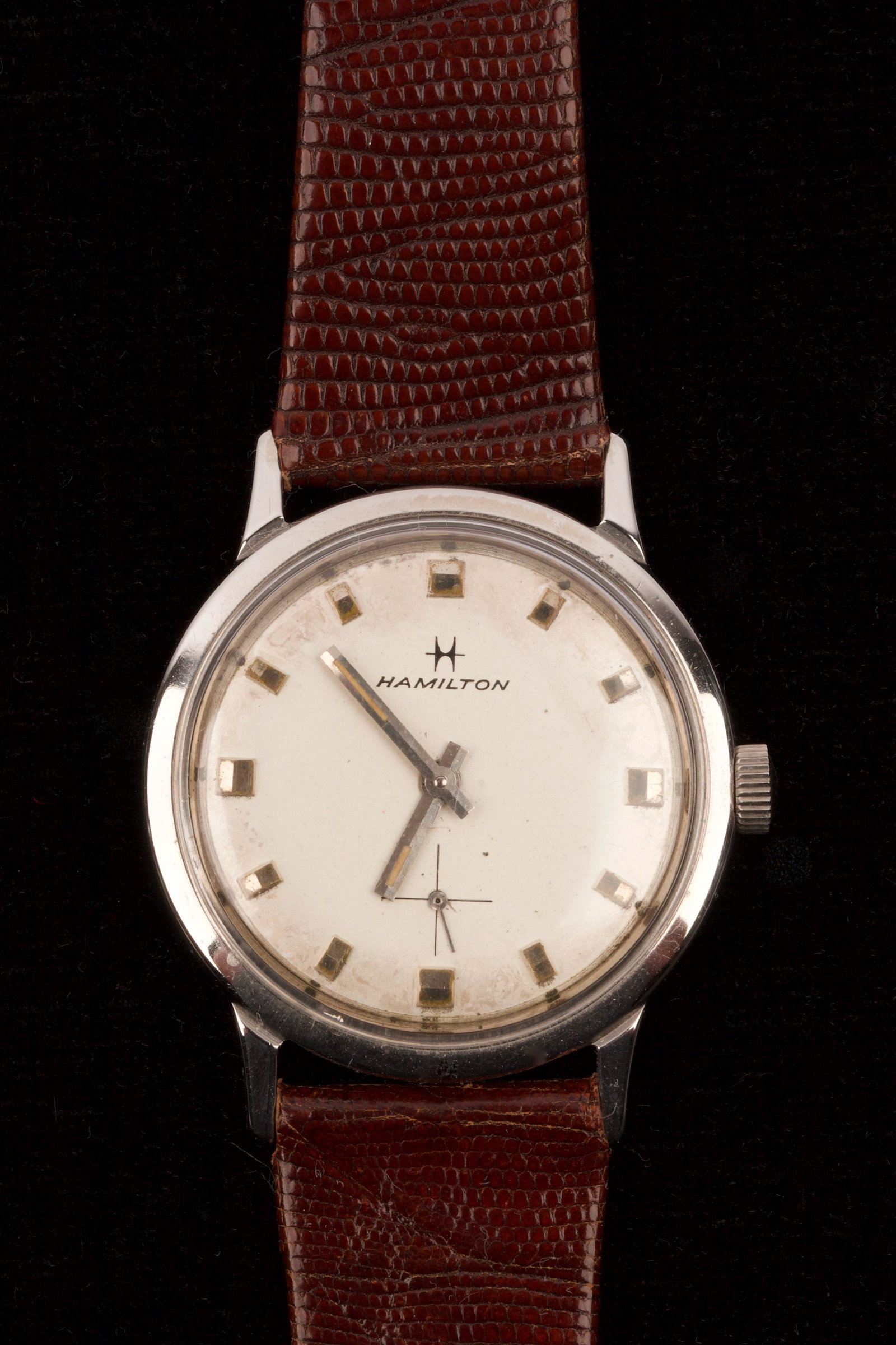 Hamilton Mens Wrist Watch: Hamilton Mens Wrist Watch Weight 26g, Size 3½ x 4cm