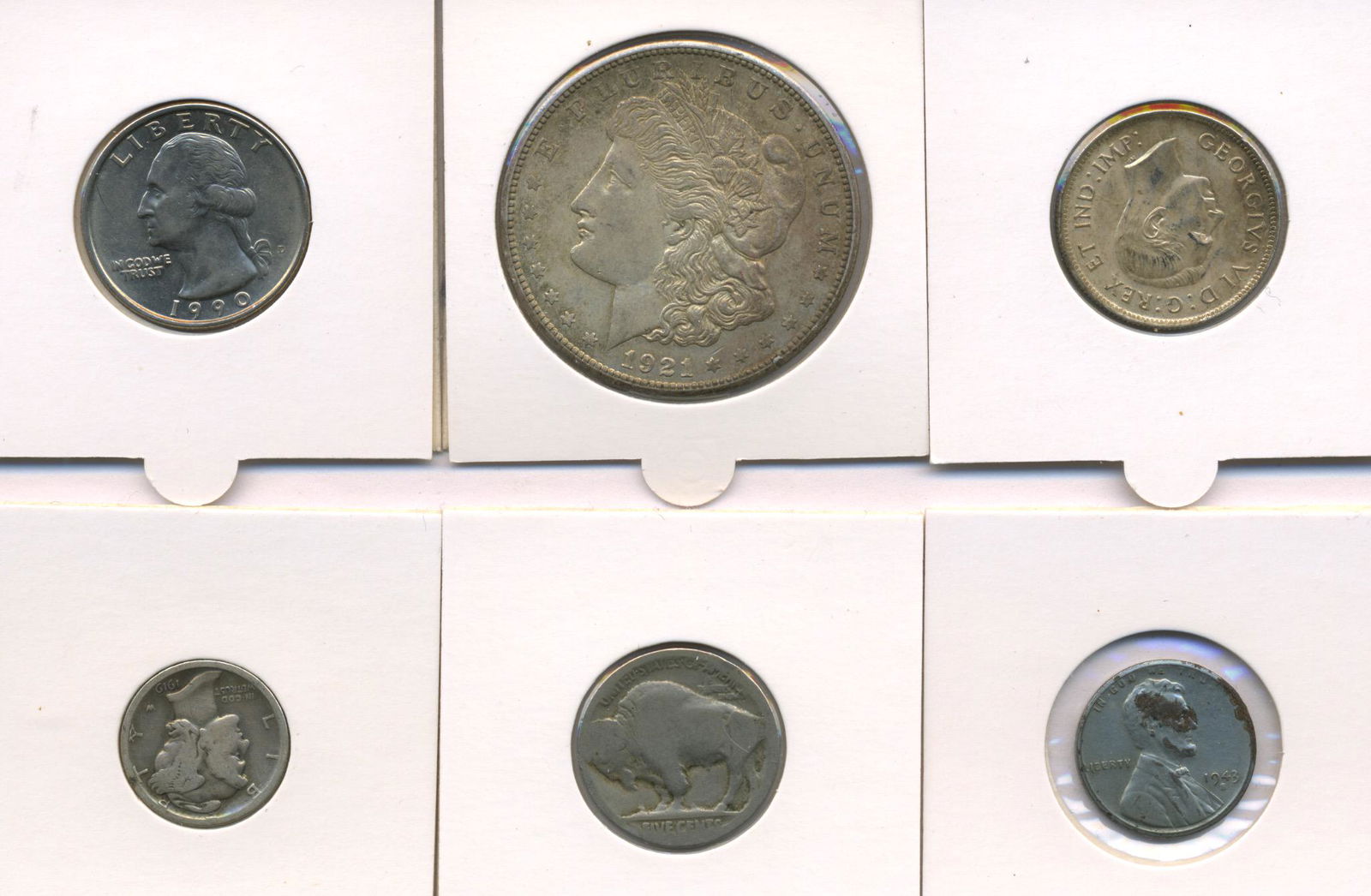Six Coins from U.S.A. & Canada (1 of 2)