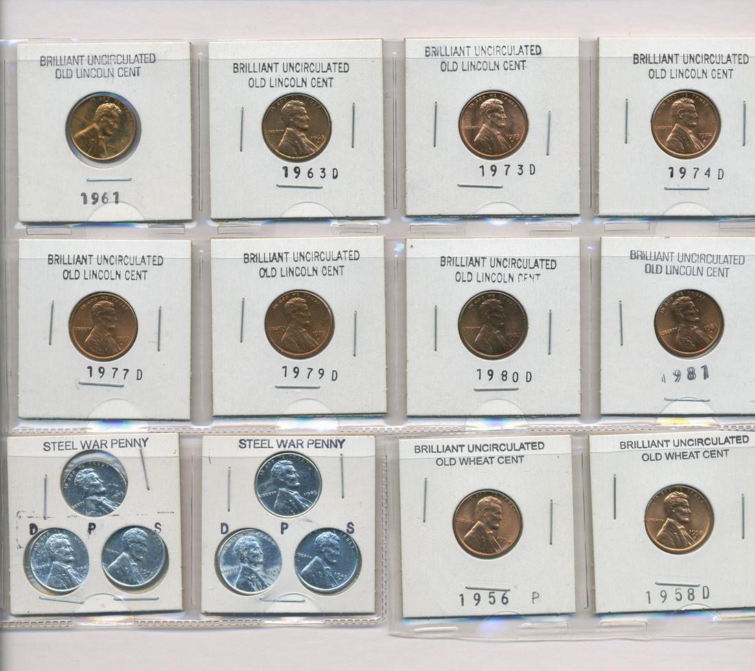 Sixteen Various U.S.A. Mint Coins (1 of 2)