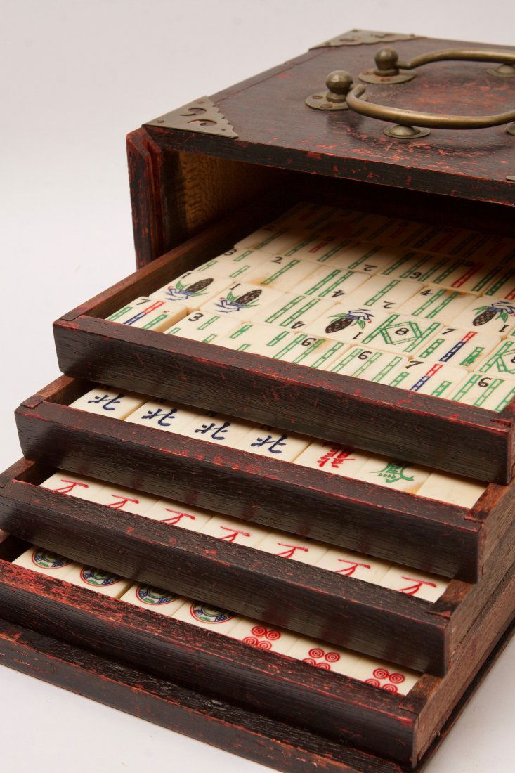 Early Chinese MAH JONGG Set Appears Complete (1 of 7)