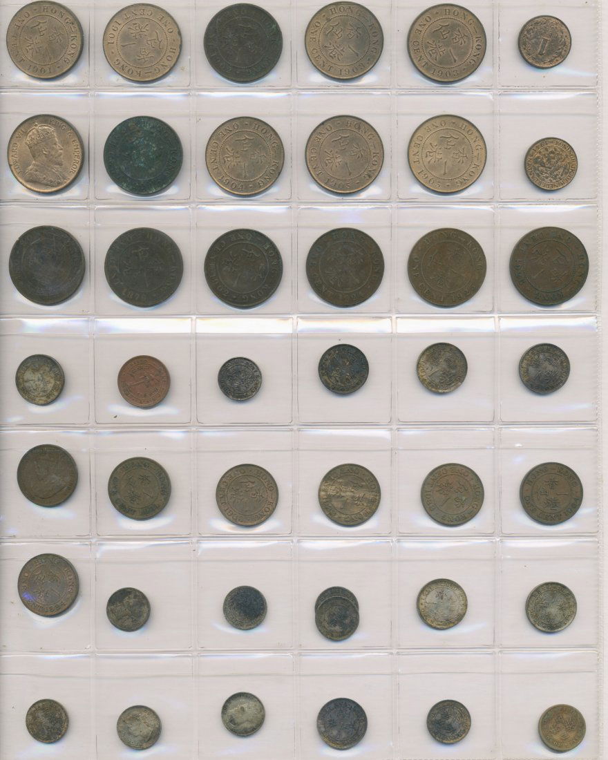 Early Hong Kong Coins Mixed Ages (1 of 2)