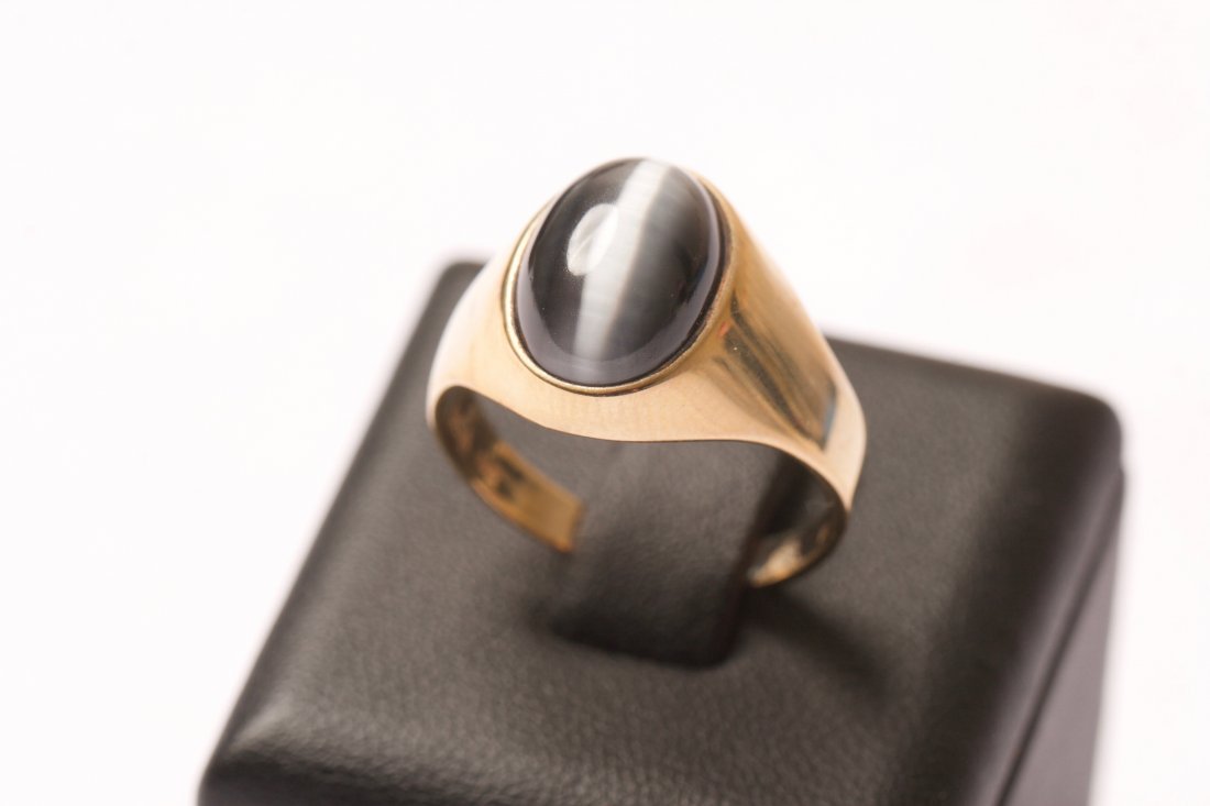 Stunning 10K Yellow Gold and Gemstone Men's Ring (1 of 5)