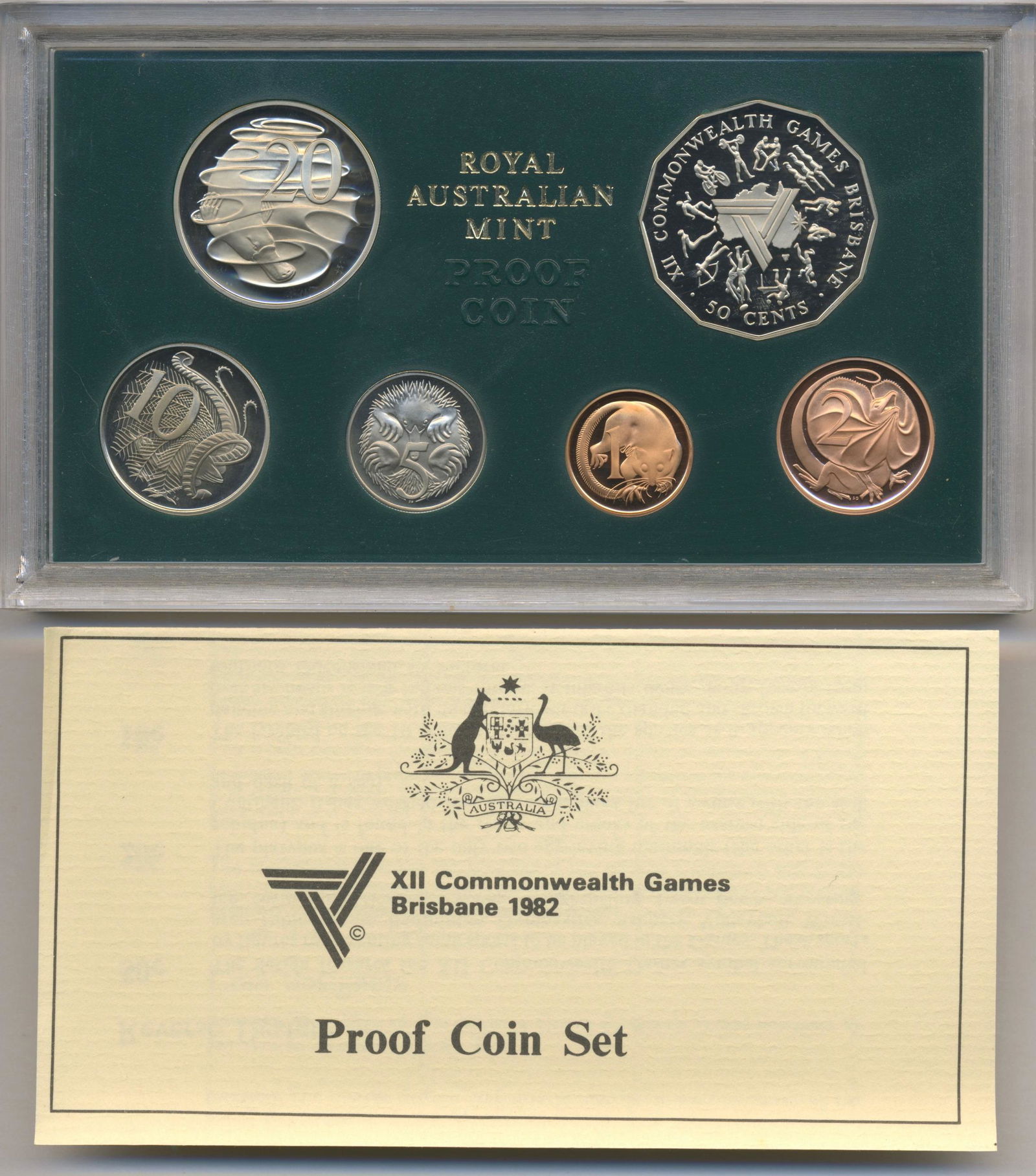 1982 Royal Australian Mint Six-Coin Proof Set (1 of 2)