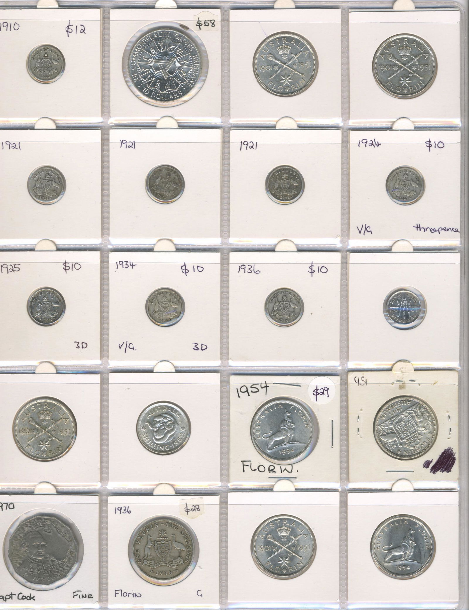 20 Assorted Pre-Decimal Currency Coins (1 of 2)