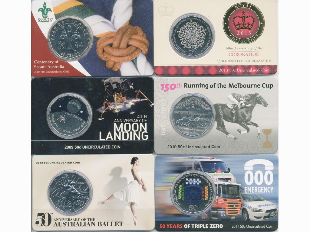 Six (6) Australian Collector Coin Packs (1 of 2)