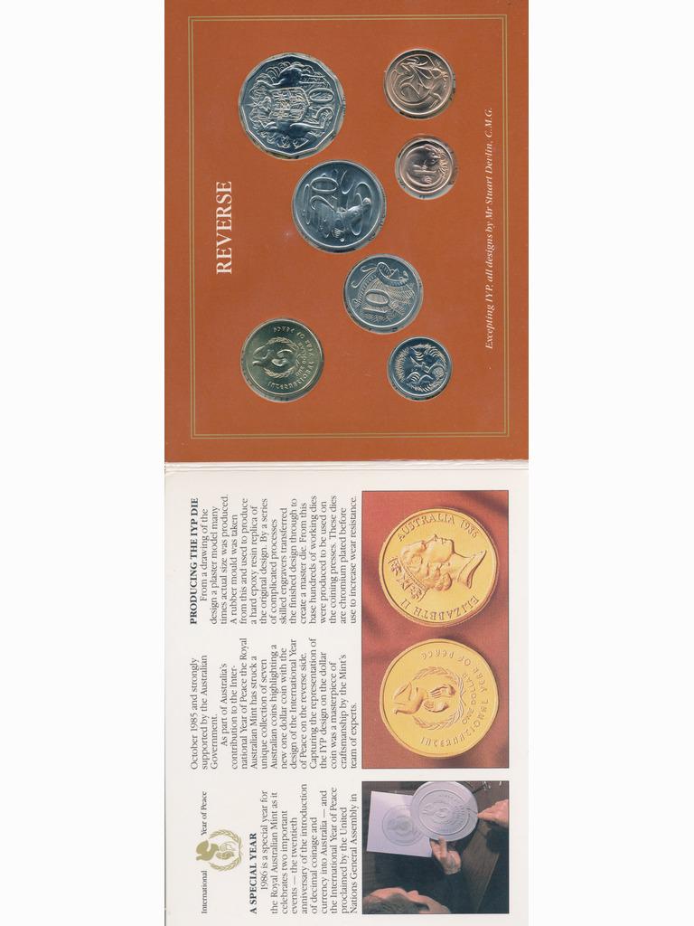 1986 Australian 7-Coin Mint Set (1 of 3)