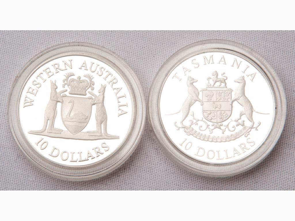 1990 and 1991 Australian Sterling Silver Proof Coins (1 of 3)