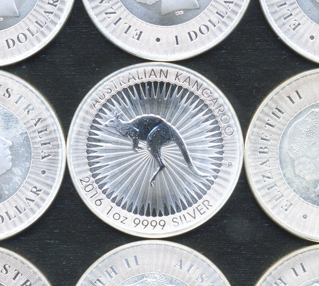 Nine (9) Australian Troy-oz .999 Silver Bullion Coins (1 of 2)