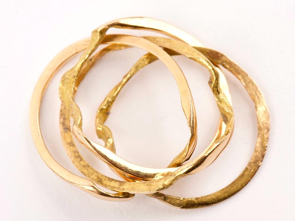 24K Yellow Gold Puzzle Ring (1 of 3)