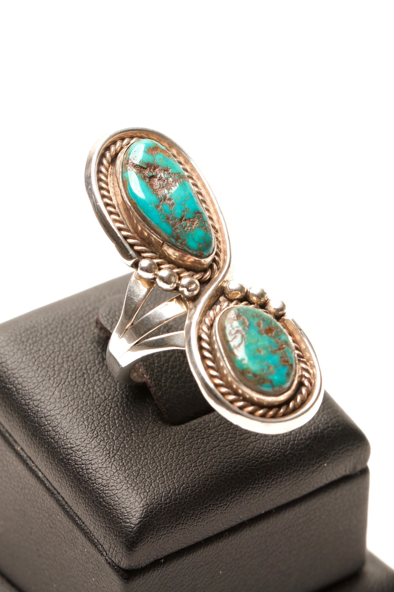 Turquoise & Sterling Silver Navajo Ring (1 of 5)