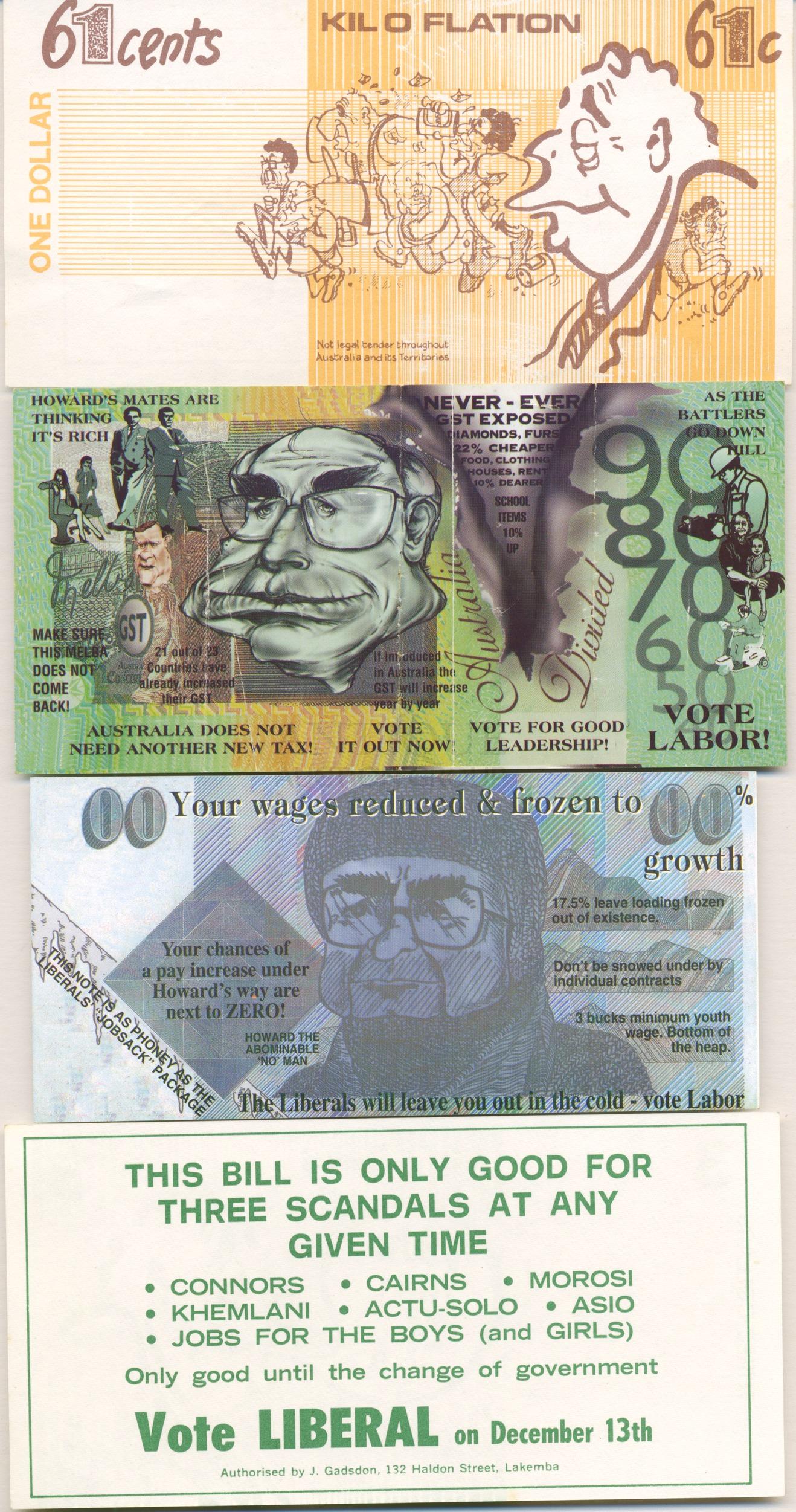 Hutt River Province Currency and Election Propaganda (1 of 7)