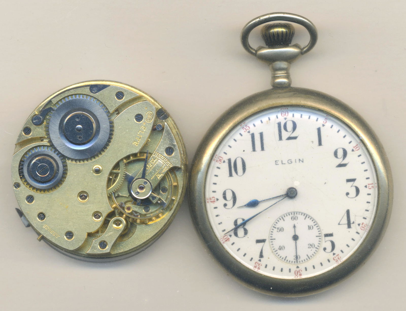Pocket Watches - Elgin & Union Horlogere (2) (1 of 3)