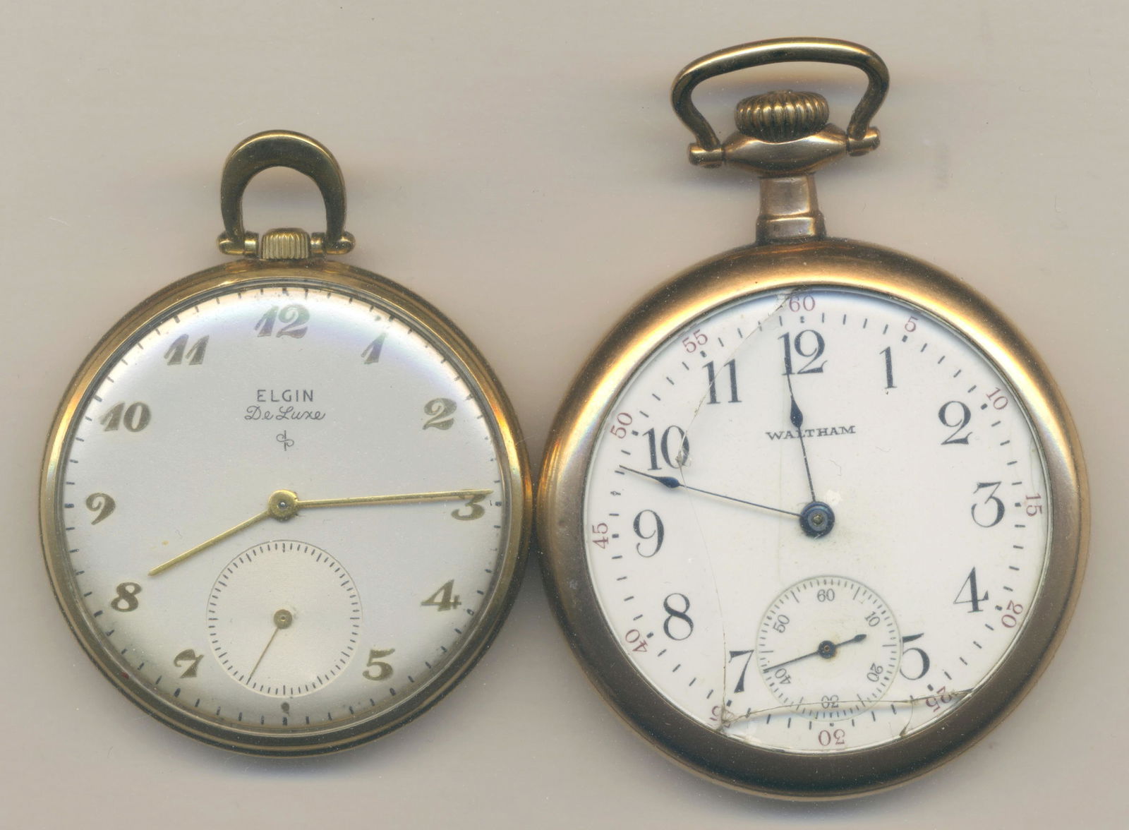 Elgin & Waltham Pocket Watches (2) (1 of 2)