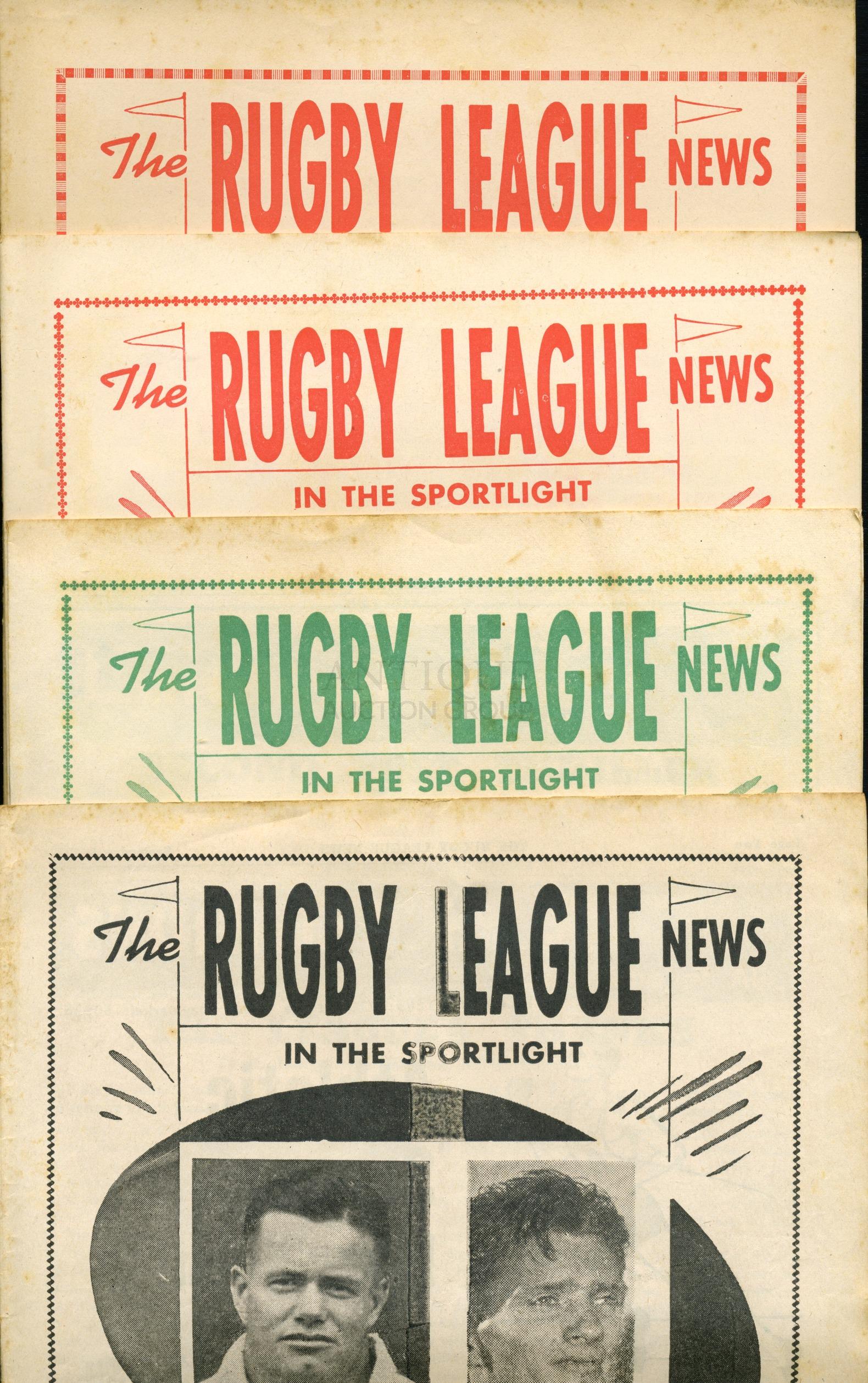 1959 Rugby League News Magazines (8) (1 of 5)