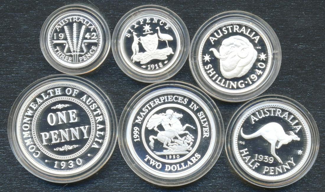 1999 Australian Commemorative Six (6) Coin Silver Set (1 of 4)