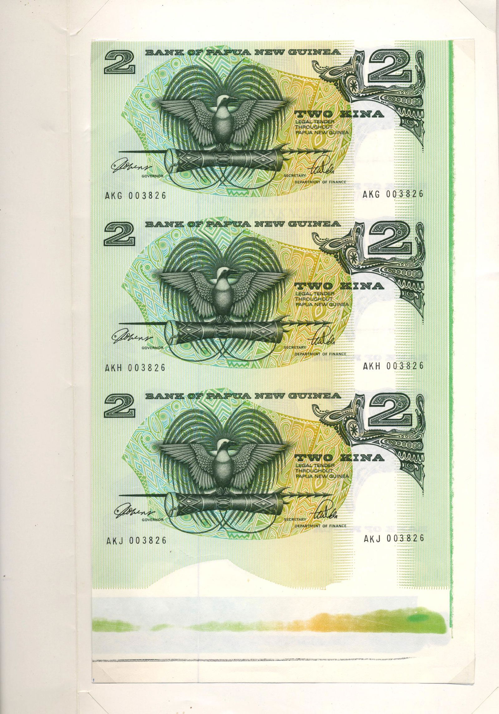 Papua New Guinean Special Issue Banknotes (1 of 3)
