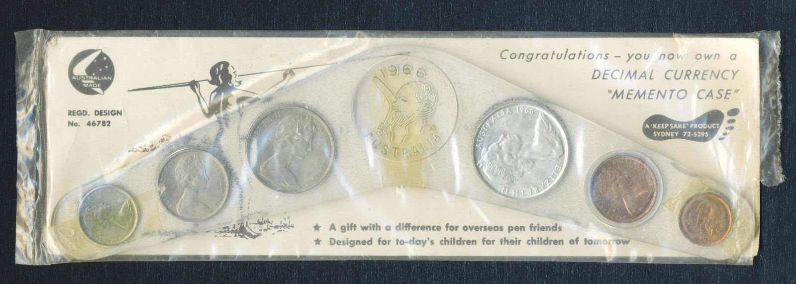 1966 Australian Decimal Coin Set (1 of 1)