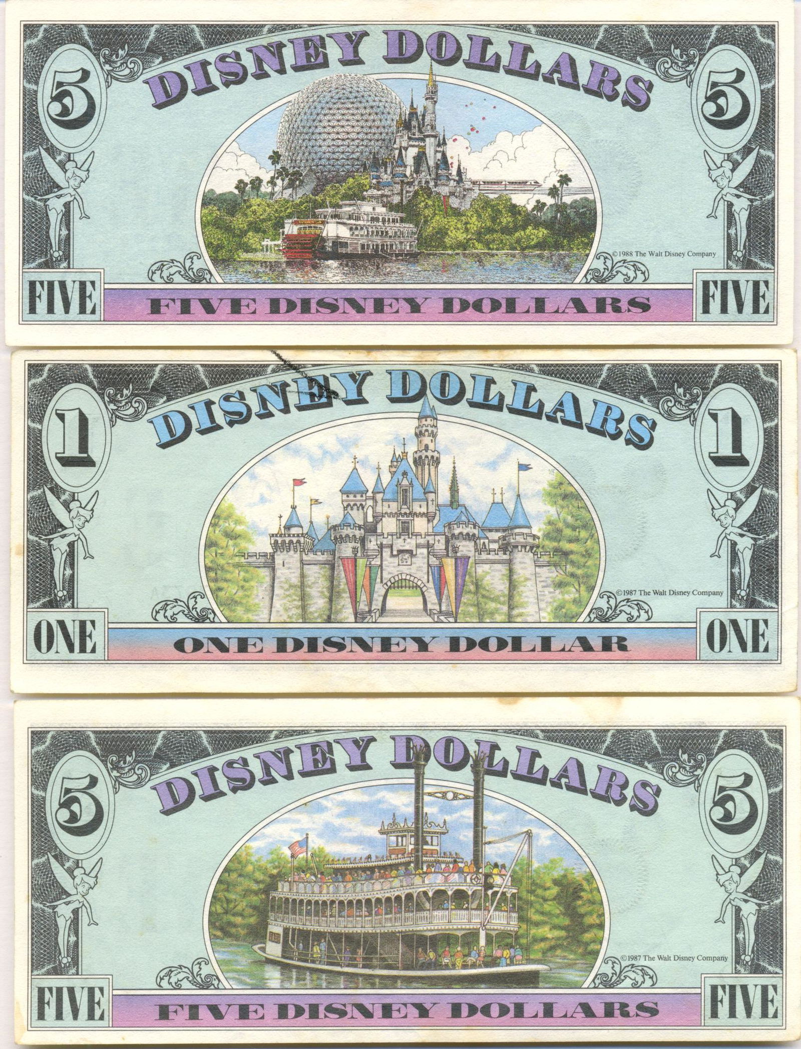 Disney Dollars (3) (1 of 1)