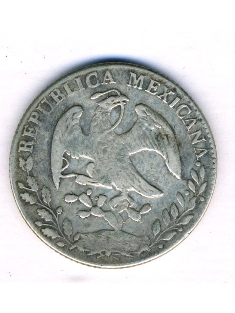 1868 Mexican Eight Real Coin: 1868 Mexican Eight Real Coin marked Republica Mexicana, 8R G 1868 Y F 10D 20G Quantity: 1 Condition: Very Good Materials: Item location: NSW, Australia Shipping: In-house shipping availab