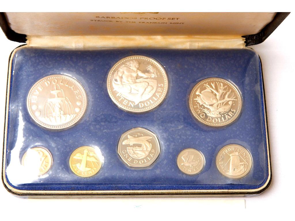 Barbados Eight (8) Coin Proof Set in Original Box (1 of 2)