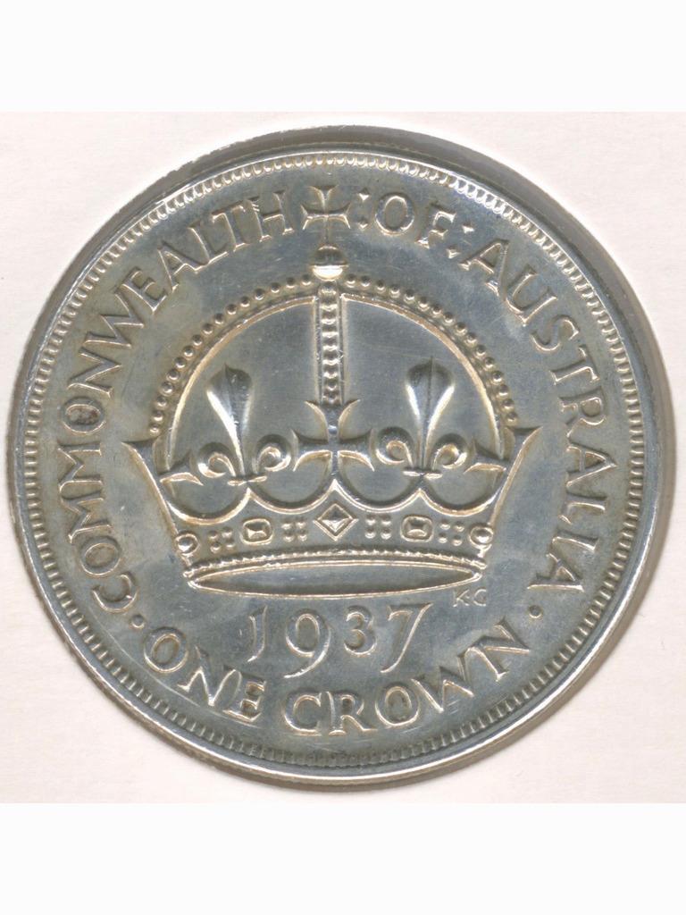 1937 C.O.A. .925 Silver Crown Coin (1 of 2)