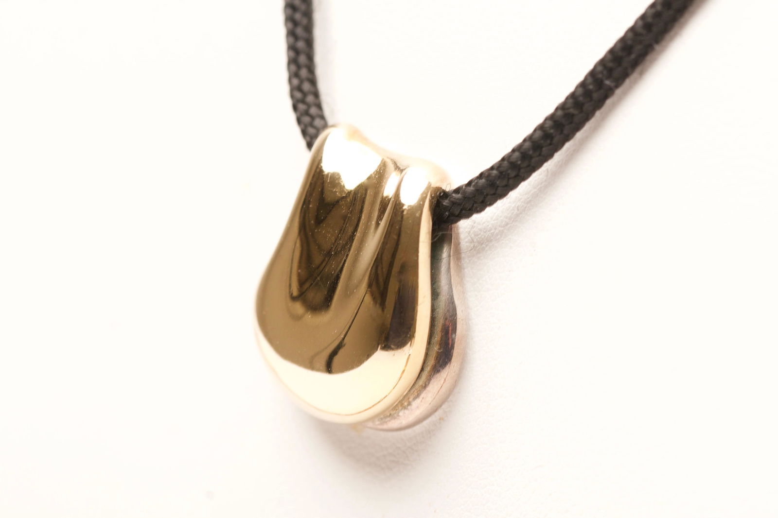 18K Gold & .925 Silver Signed Designer Pendant (1 of 5)