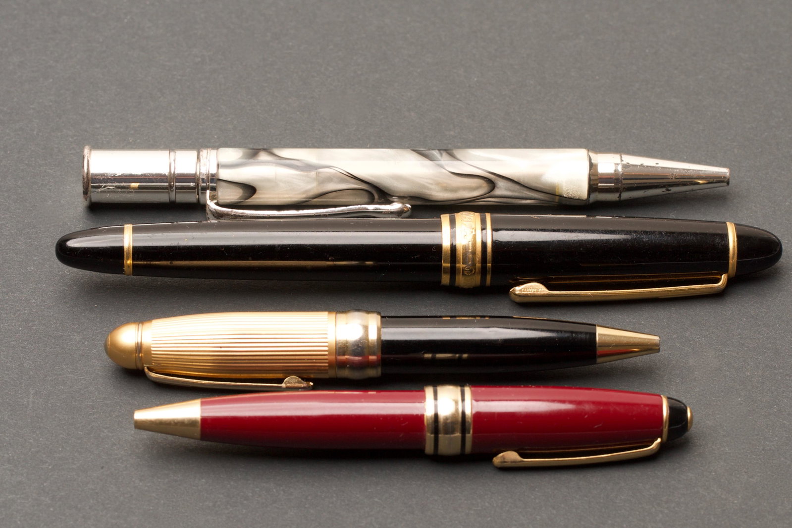 Contemporary Designer Pens (4): Contemporary Designer Pens (4) Quantity: 4 Condition: Working Condition Materials: Item location: NSW, Australia Shipping: In-house shipping available (+5%, see Payments and Shipping sect