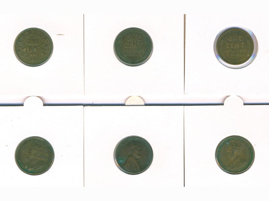 Six (6) North American Coins (1 of 3)