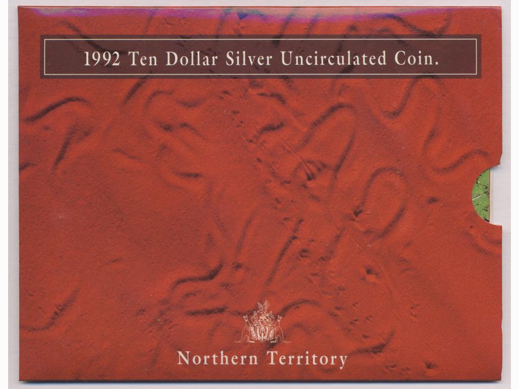 1992 Northern Territory Silver Ten Dollar Coin (1 of 4)