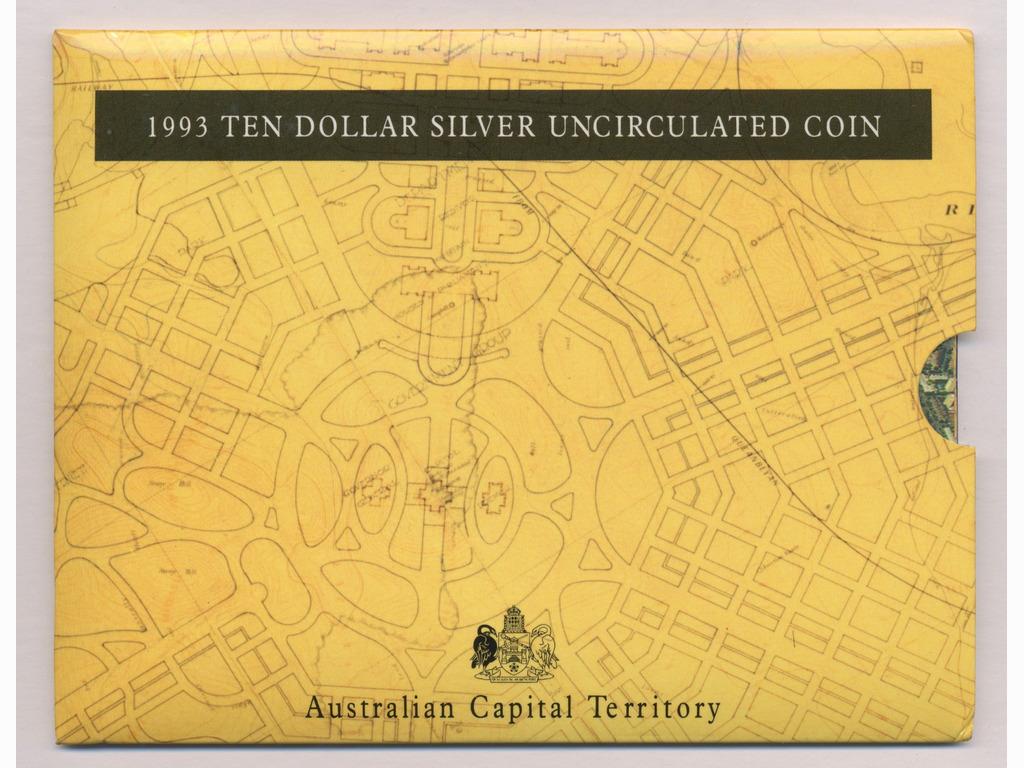 1993 Silver Ten Dollar Coin, Uncirculated (1 of 4)