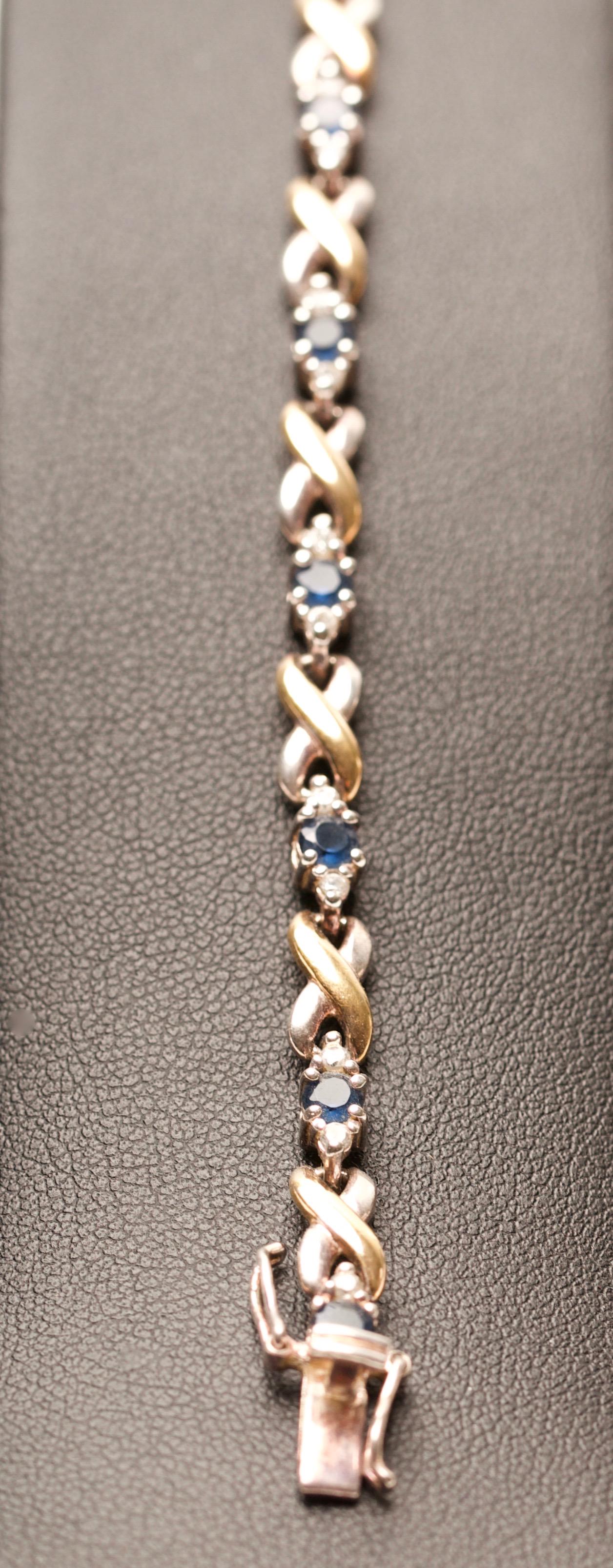 Sterling Silver Vermeil Bracelet: Quantity: 1 Condition: Good Condition Weight: 9.5g or approximately 0.34oz Materials: Sterling Silver (.925) Item location: NSW, Australia Shipping: In-house shipping available (+5%