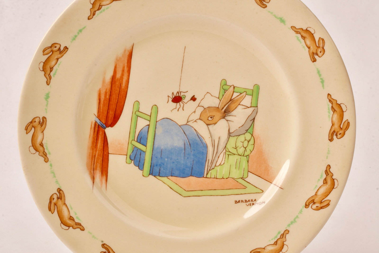 Barbara Vernon's "Bunnikin" Royal Doulton Plate (1 of 2)