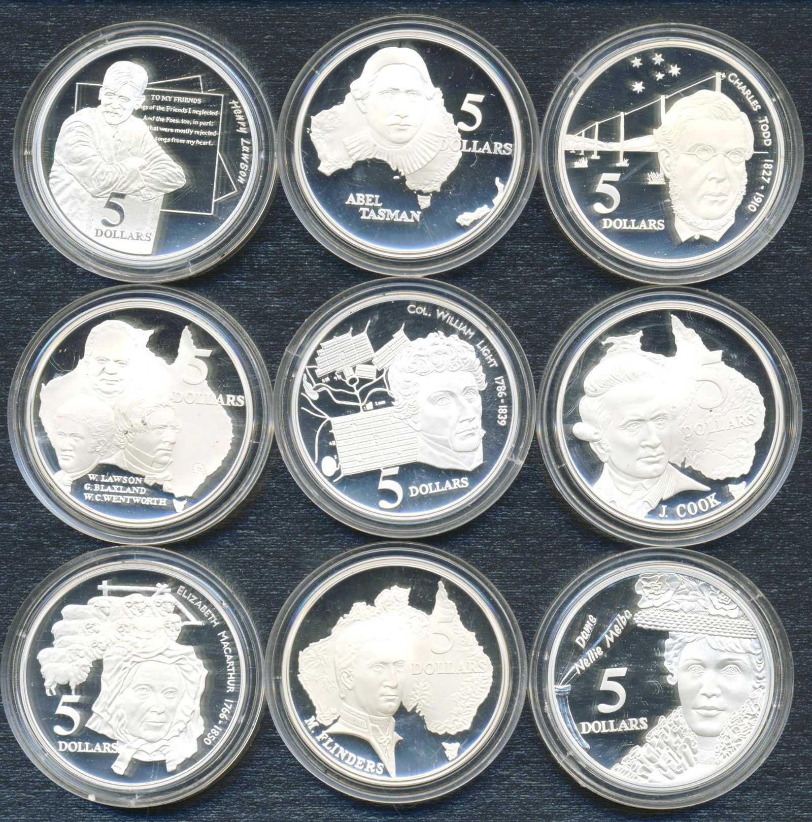 Australian .925 Silver Collector Coins (9) (1 of 2)