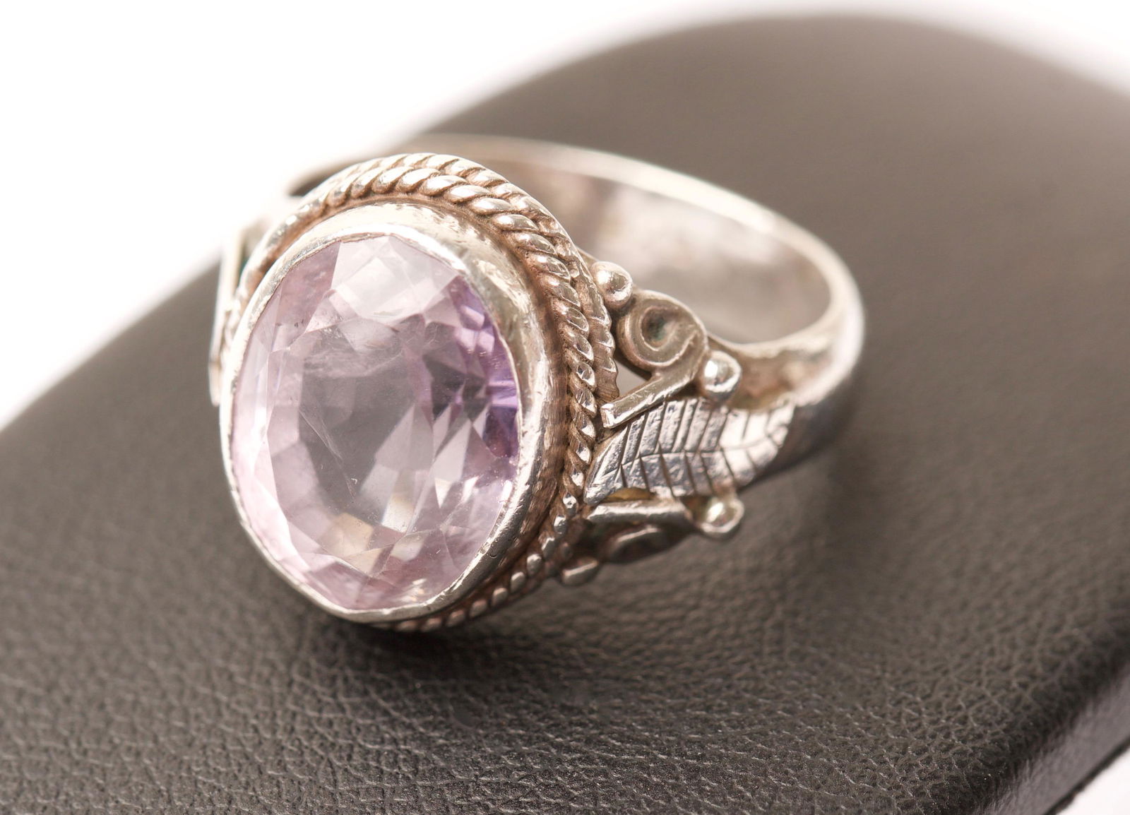 Native American Style Sterling Silver & Pale Amethyst (1 of 3)
