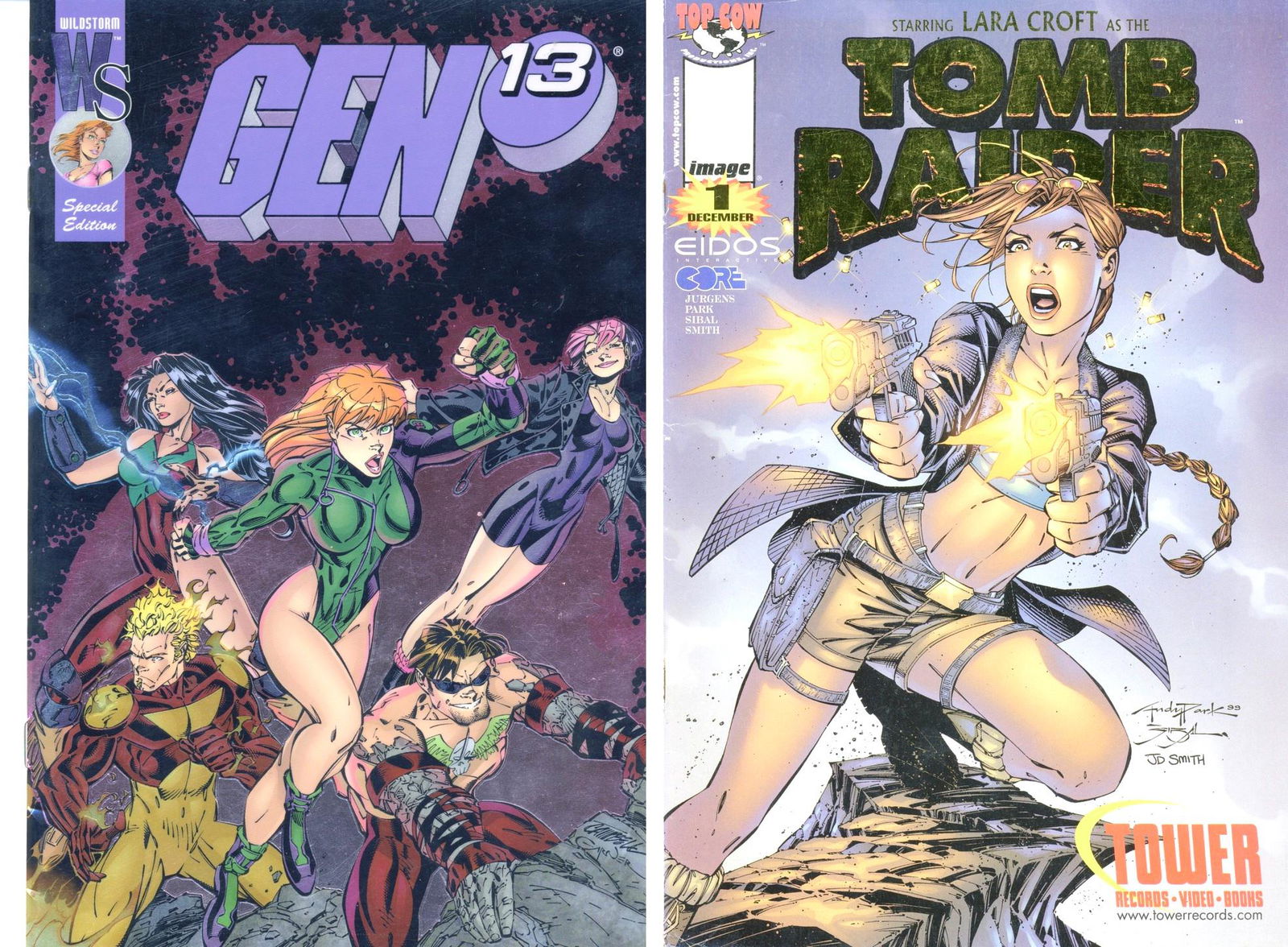 Feature Comic #1s - Lara Croft Tomb Raider & GEN 13 (1 of 5)