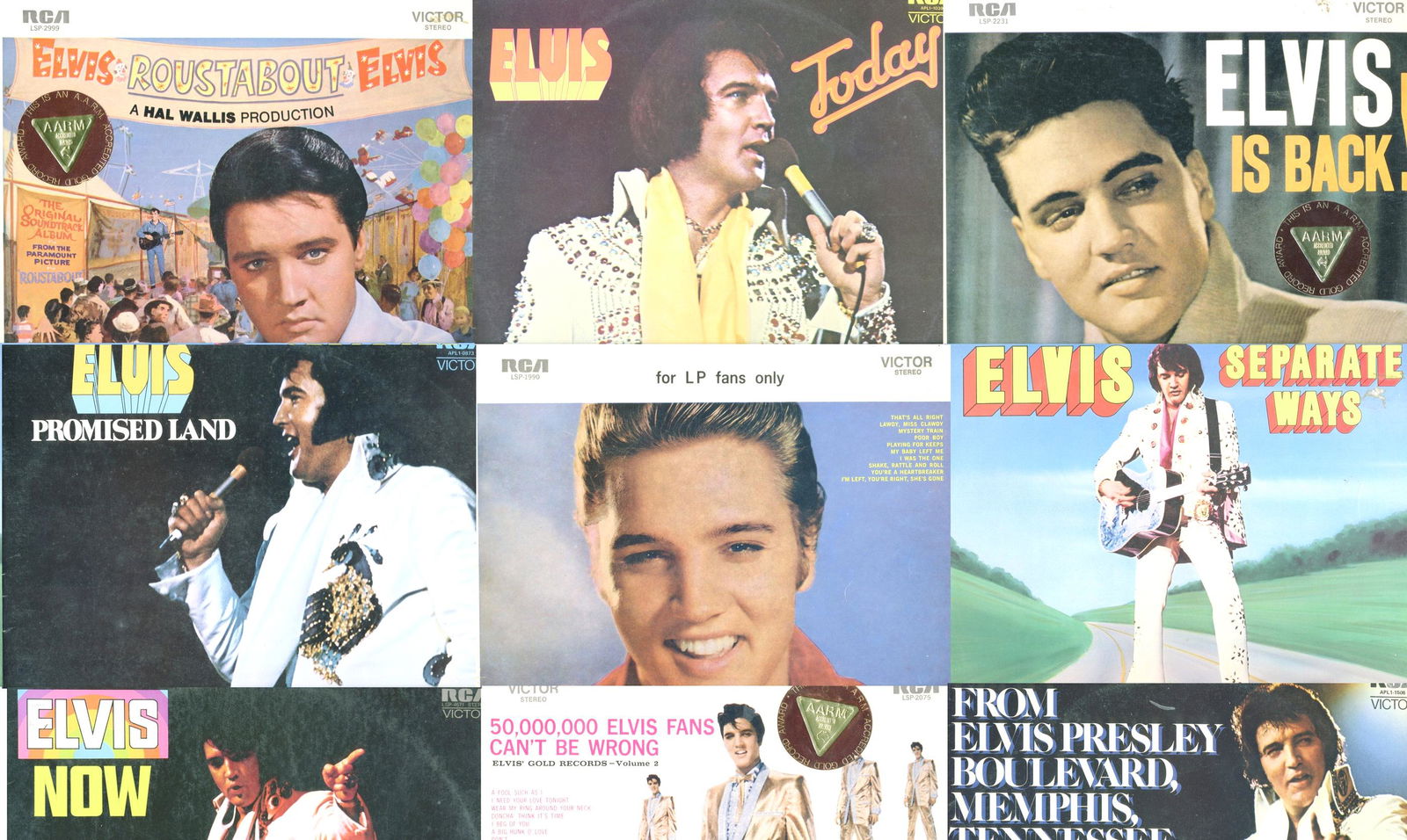 Elvis Presley Vinyl LP 9-Album Mega Pack (1 of 10)