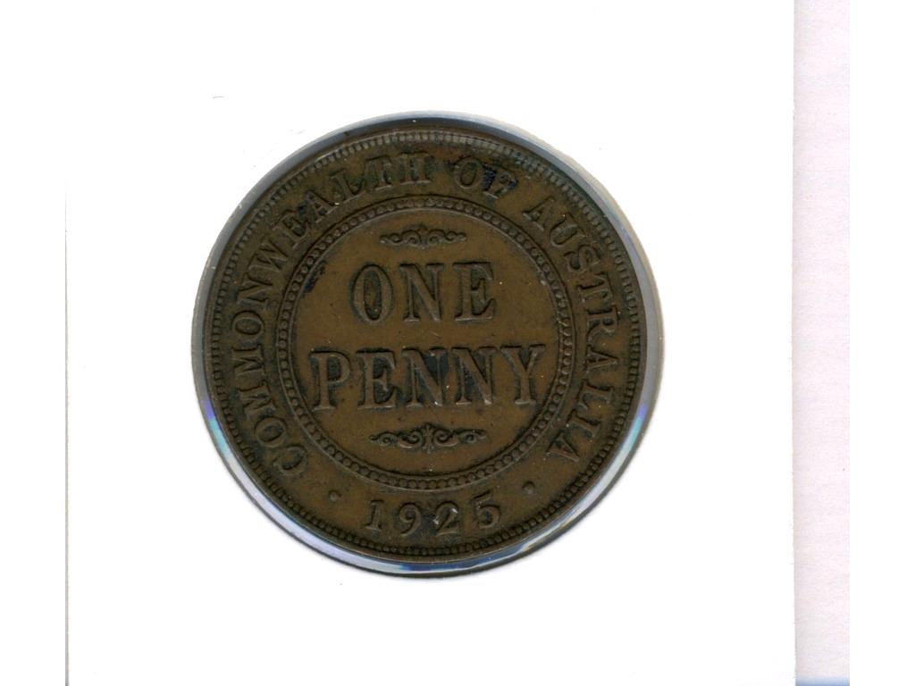 1925 Penny - Commonwealth of Australia (George V) (1 of 2)