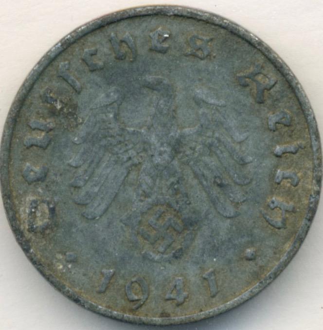 1941 Third Reich Ten Reichspfennig Coin: Quantity: 1 Condition: VG Item location: NSW, Australia Shipping: In-house shipping available (+5%) see Payments and Shipping information <