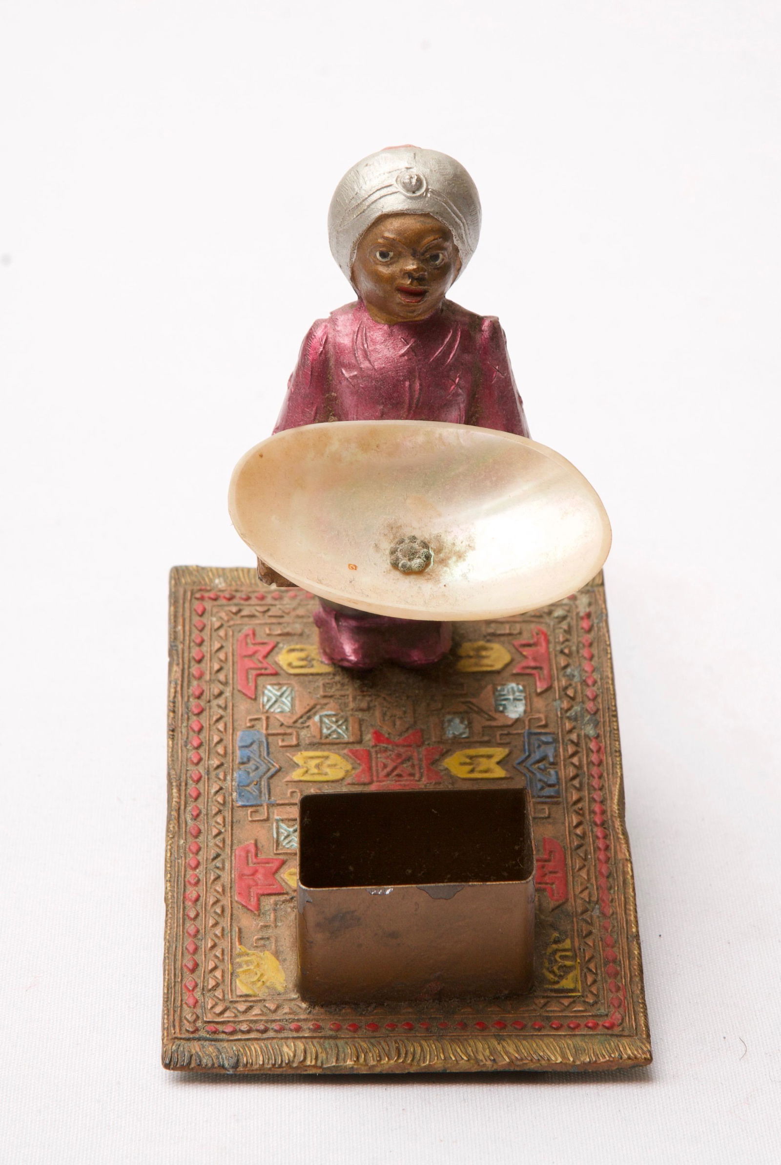 Black Boy European Chinoiserie Matchbox Holder: Quantity: 1 Condition: Fairly Good Origin: European Item location: NSW, Australia Shipping: In-house shipping available (+5%) see Paymen