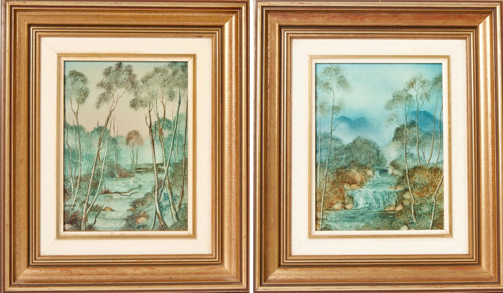 PAIR of Oil Paintings Of Blue Mountains Australia (1 of 5)