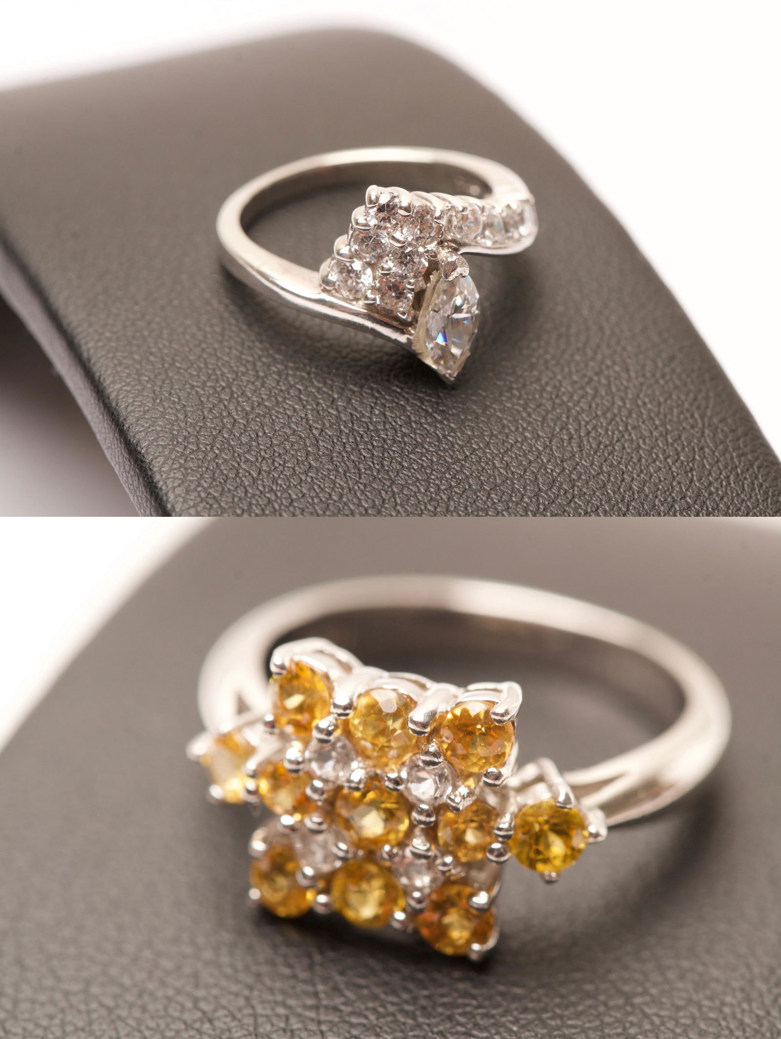 Two Sterling SILVER Designer Rings (1 of 9)