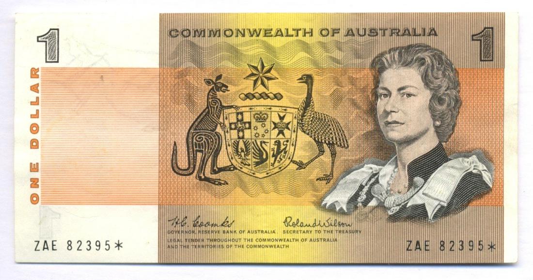 1966 One Dollar STAR NOTE - Coombs & Wilson (1 of 2)