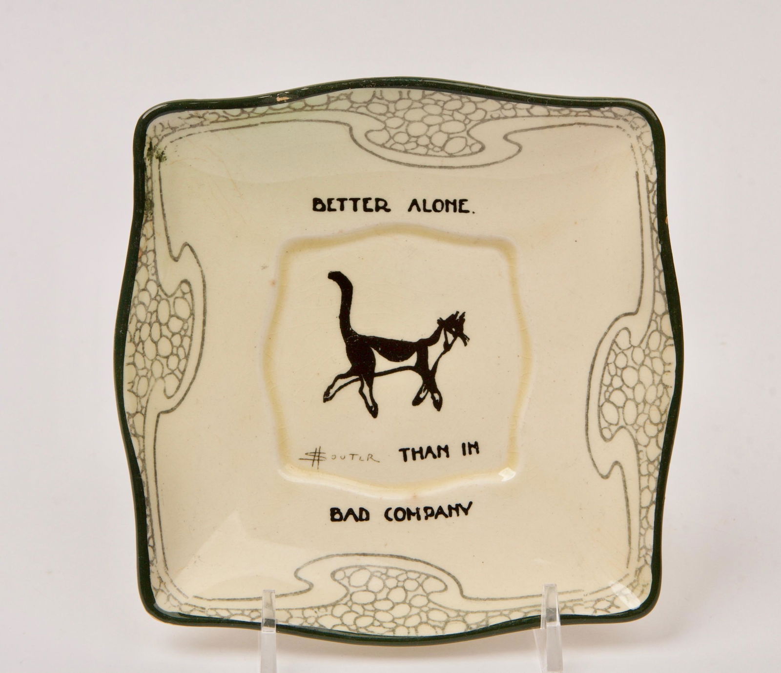 RARE Royal Doulton Designer Plate, Signed SOUTER (1 of 4)