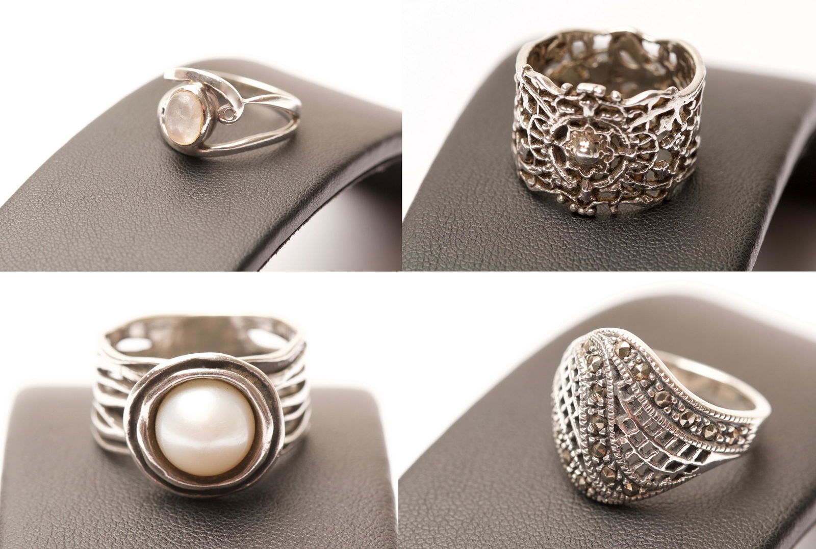 Four Sterling Silver Rings (1 of 10)