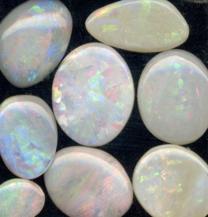 Solid Australian Opals (8) (1 of 1)