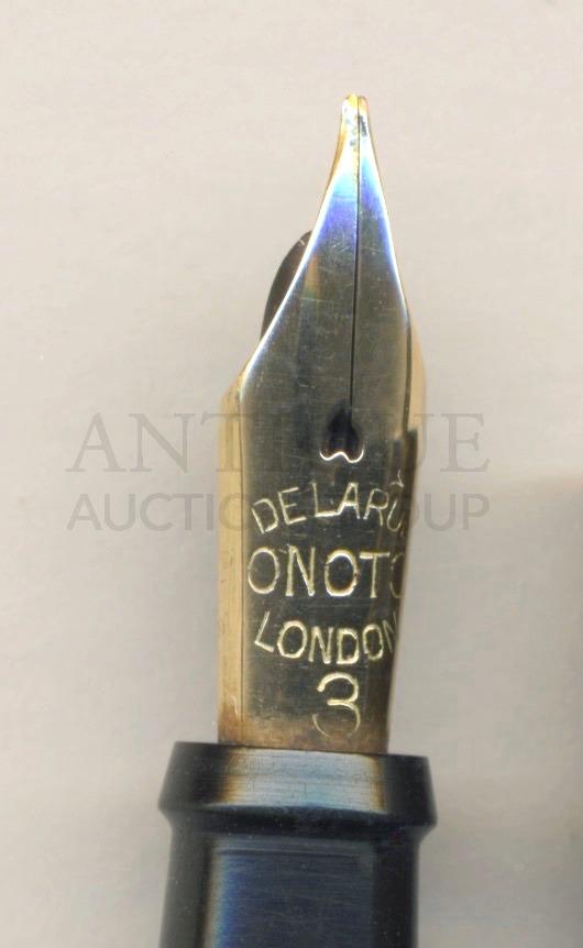 9K Gold Fountain Pen - Onoto Number 3: 9K Gold Fountain Pen - Onoto Number 3 Made In London Quantity: 1 Condition: Circulated Origin: European > English Materials: Gold Item location: NSW, Australia S