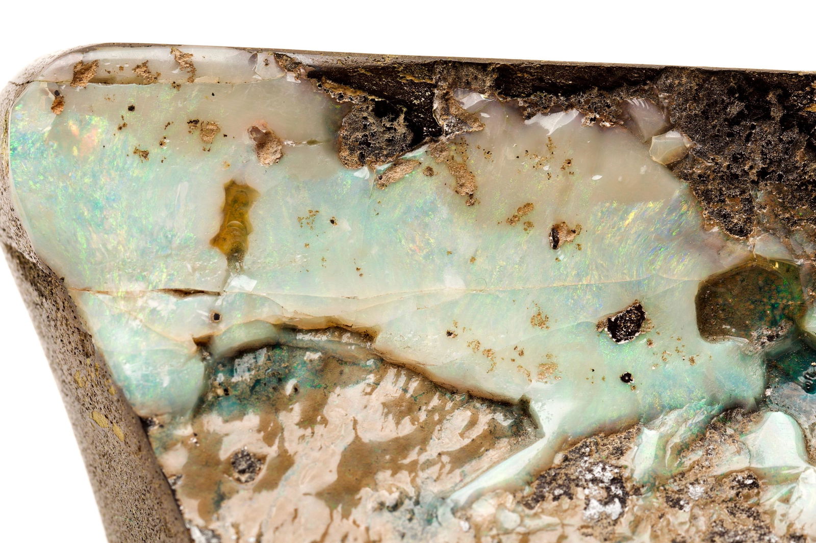 Queensland Boulder Opal Specimen Paperweight (1 of 6)